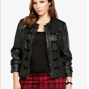 Torrid Faux Leather Moto Jacket